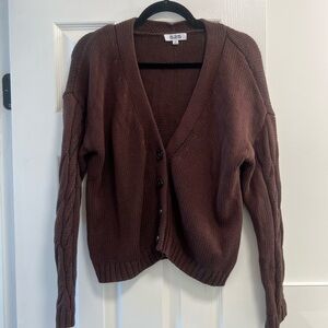 525 America Chocolate Brown Cardigan